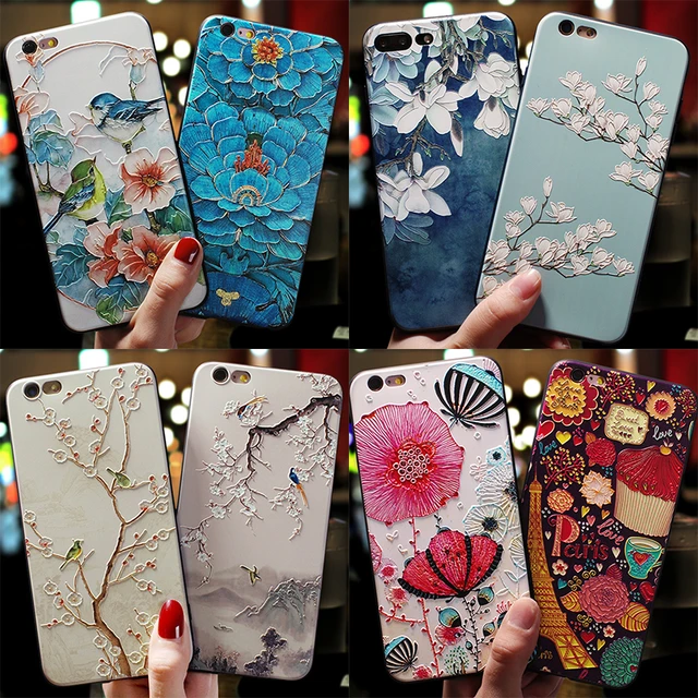 Blossom Emboss 3D Phone Case For Apple iphone 14 Capa iphone 14 Plus Luxury  Silicone Shockproof iphone 14 pro iphone 14 pro max - AliExpress