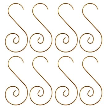 

Christmas Tree Hook, 60Pcs S Hooks Ornament Hooks, Xmas Decoration Christmas Ornament Hangers for Home for Office