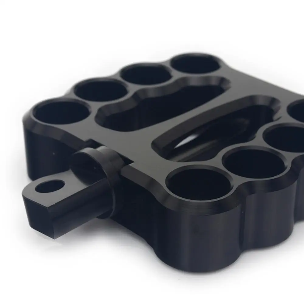 BIKINGBOY Wide Fat Rotated Control Footpegs Foot Pegs For Harley Davidson Dyna FXDF FXD FXDB FXDLS FXDX FXDC XL 883 1200 C R H