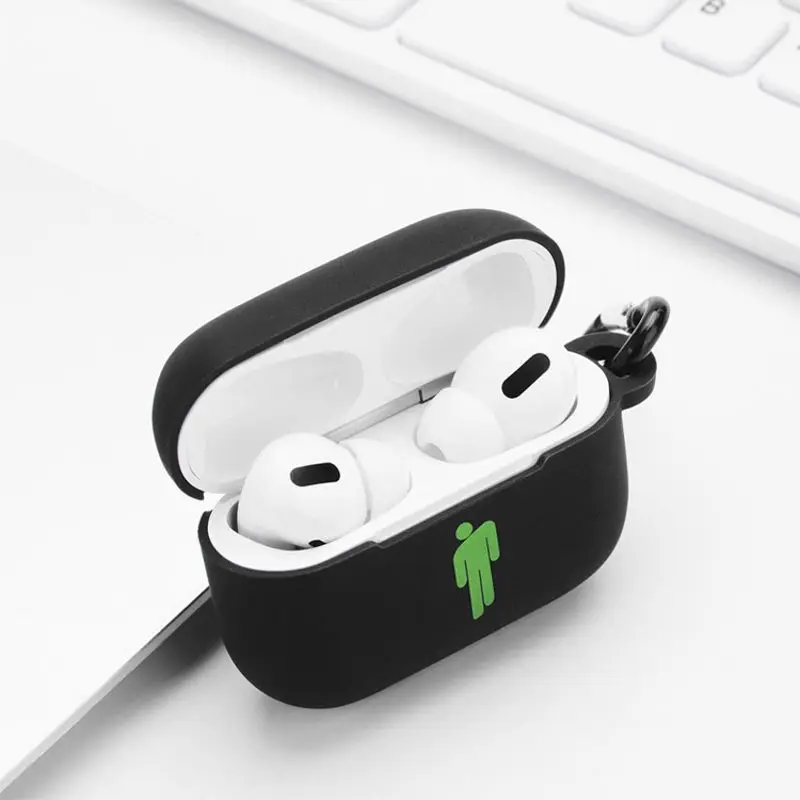 OOTDTY Billie Eilish Singer силиконовый чехол Защитный чехол для AirPods Pro Наушники