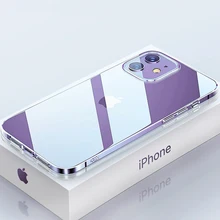 Ultra Thin Clear Phone Case For iPhone 11 12 Case Silicone Soft Back Cover For iPhone 11 12 Pro XS Max X 8 7 6 Plus 5 SE XR Case
