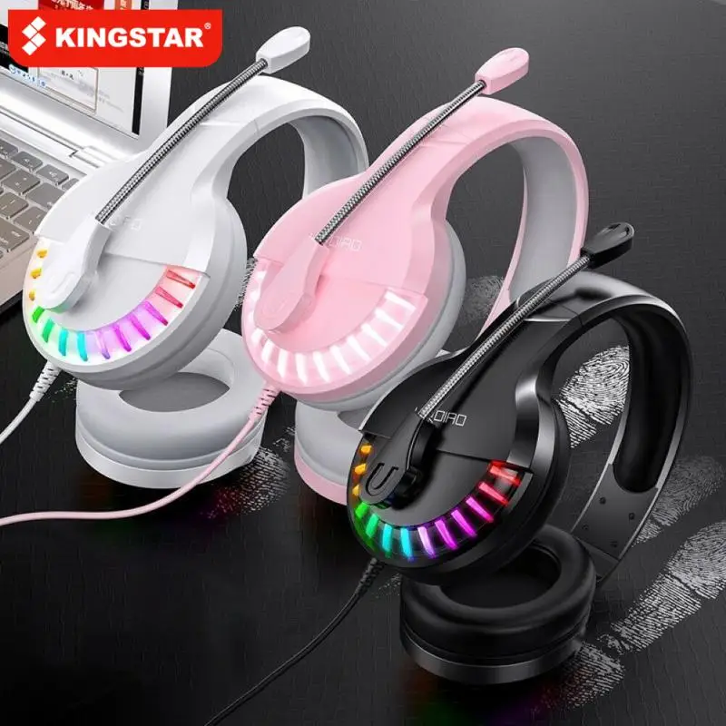 Проводная игровая гарнитура KINGSTAR Eagle Q2 двойной 3 5 мм + USB-источник питания