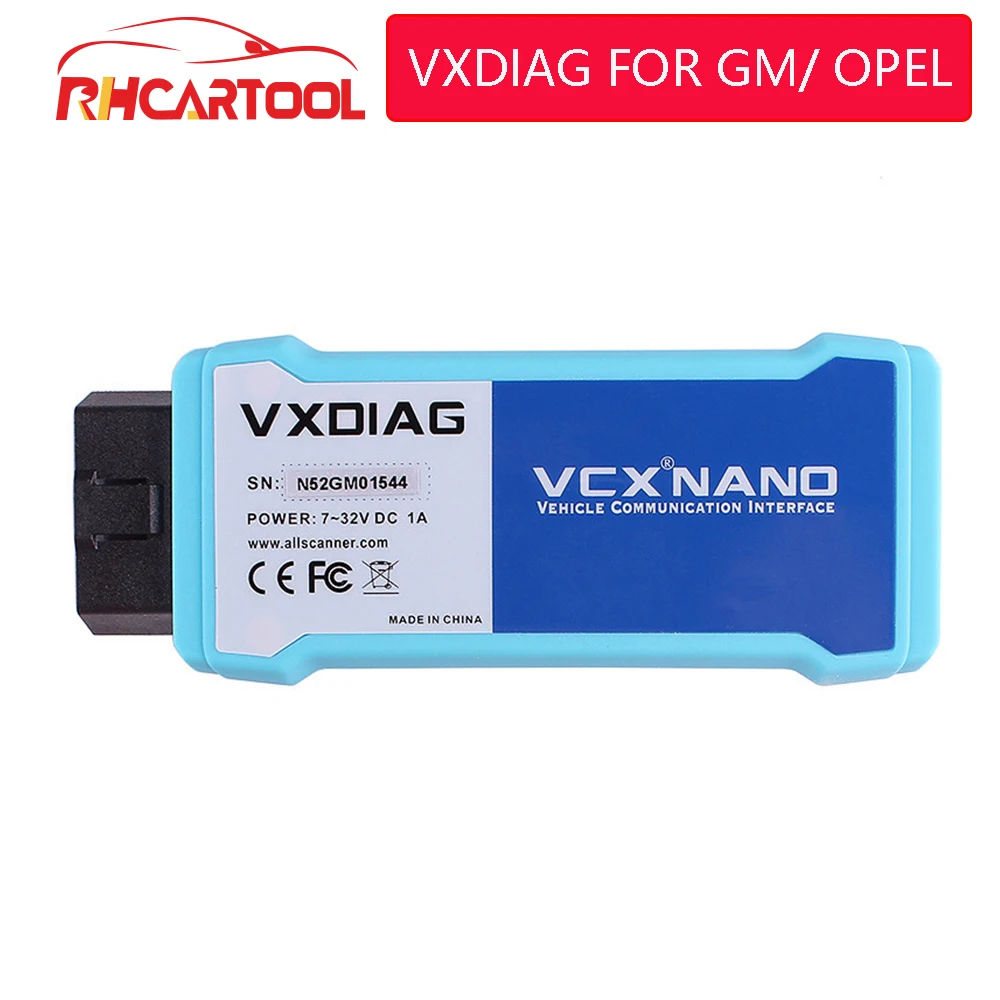 Оригинальный VXDIAG VCX NANO для GM/OPEL GDS2 диагностический инструмент WIFI версия Vxdiag Gm Tech2