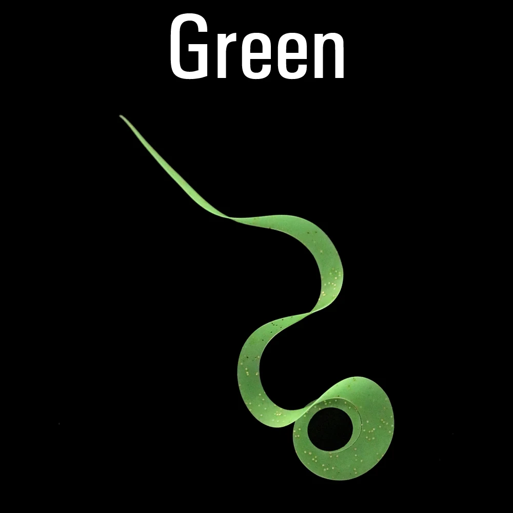 ICERIO материалы для завязывания мушек Силиконовые юбки стример приманки трейлеры интегрированные Спиннербейт Buzzbait резиновые приманки с крючками - Цвет: Green