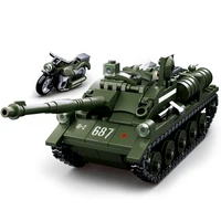 Sluban Normandy Landings Ww2 Military Vehicle Bunker Artillery Building Blocks Germany UK US World War I Ii Army Tank Plane Sets 2