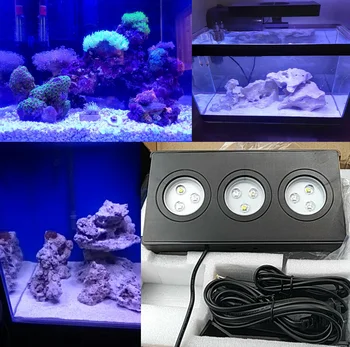 

30W LED Full Spectrum Marine reef tank Indoor Aquarium Light Saltwater Lighting with Touch Control for Coral Reef Fish Tank