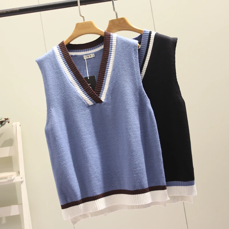 Winter Women Vest Sleeveless Sweater Casual Plus Size Top | Женская одежда
