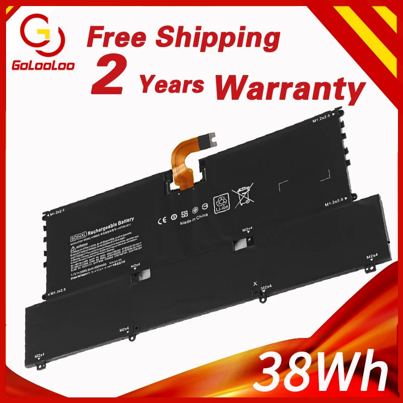 

Аккумулятор Golooloo 7,7 в 38 Втч SO04XL для ноутбука HP Spectre 13, аккумулятор 843534-1C1 844199-855 HSTNN-IB7J S004XL SOO4XL