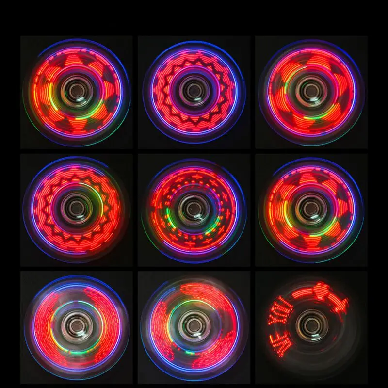 Relief-Toys Spinners Hand-Top Edc Stress Glow-In-Dark Luminous LED Changes Multiple Novelty img5