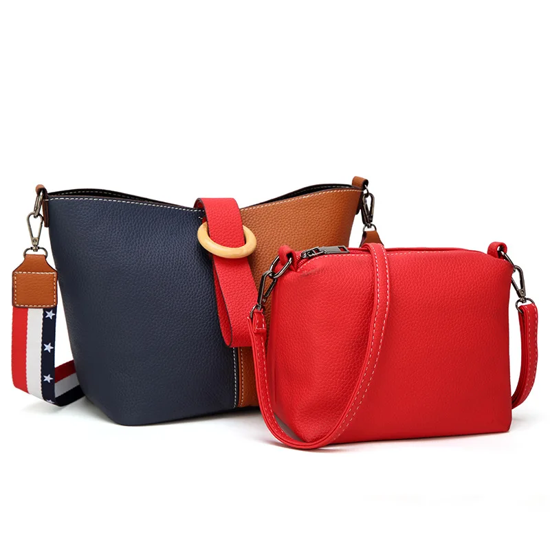 

Crossbody for Women Designer Bags Bucket PU Synthetic Leather Ladies Hand Casual Crossbody Hasp Tote Bags for Women Shoulder Bag