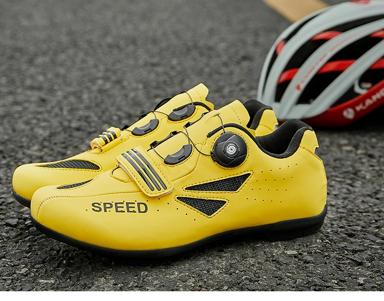 Road Cycling Shoes Sapatilha Ciclismo Bike Men Non-Locking Racing Breathable Ultralight Professional Bicycle Sneakers Women