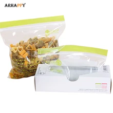 Многоразовая пищевая сумка на молнии, пищевая змея, Морозильная сумка, пластиковые пищевые упаковочные мешки для хранения, сохраняющие свежесть, Ziplock Сумки, кухонные гаджеты