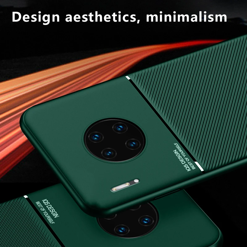 Роскошный силиконовый автомобильный Магнитный чехол для телефона Huawei Mate 30 20X10 9 8