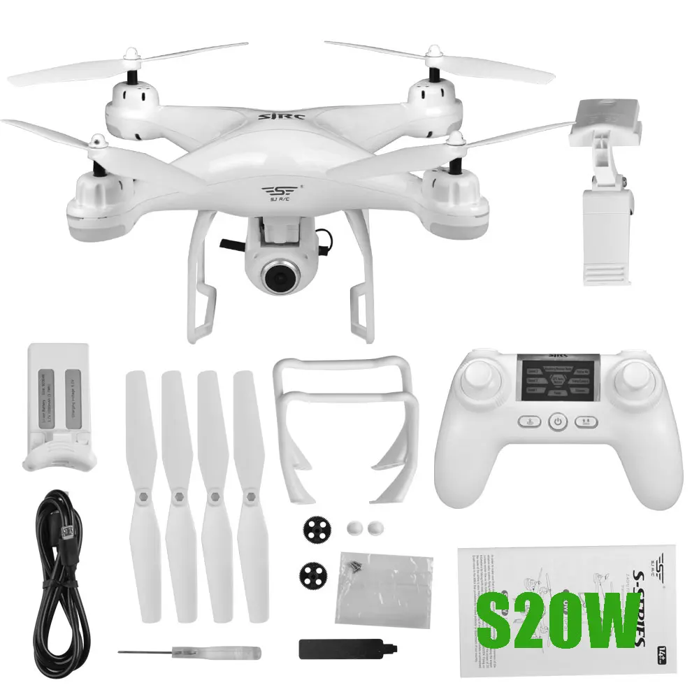 

Upgrade SJRC S20W RC Drone 1080P/1080P 5G HD Resolution GPS/GLONASS Double Mode 2.4G Remote Control Quadrotor Birthday Gift Toys