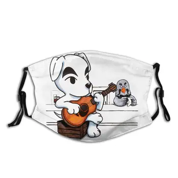 

Animal Crossing K Non-Disposable Mouth Face Mask Anti Bacterial Dustproof Protection Cover Respirator Muffle Mask with Filters