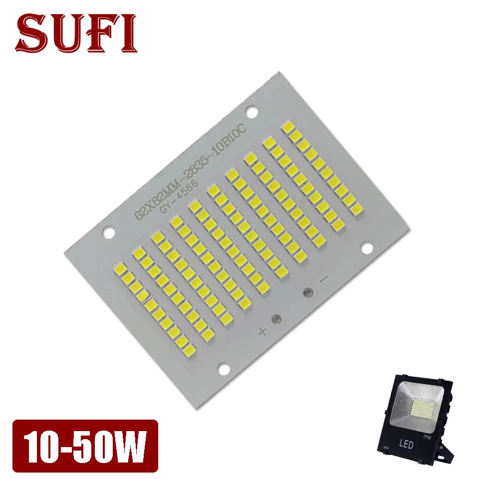 Plaque PCB en aluminium pour budgétaire LED, lampe LED, pleine puissance, 10W, 20W, 30W, 50W, SMD2835, 10W, 20W, 30W, 50W, 100%