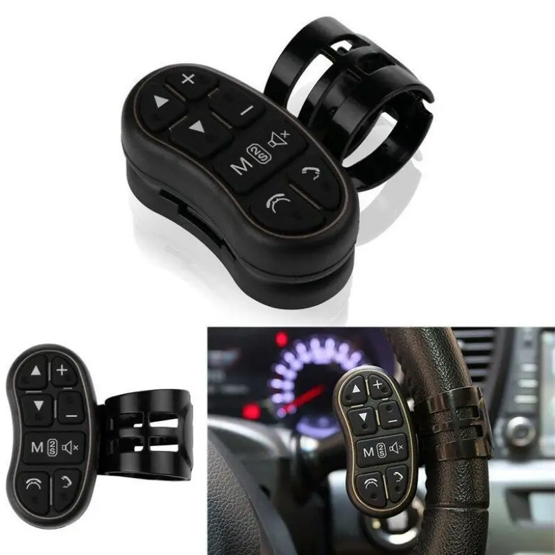 

1PCS Car DVD GPS Player Steering Wheel Wireless Remote Controller Remote Control Button portable Wireless Receiver for Car