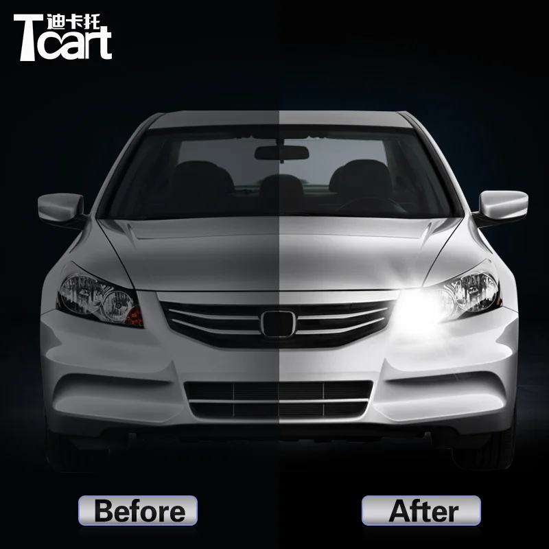 SHENKENUO 8000K Ice Blue LED DRL Kit HB3(9005) For Acura TSX TL Honda Civic Accord