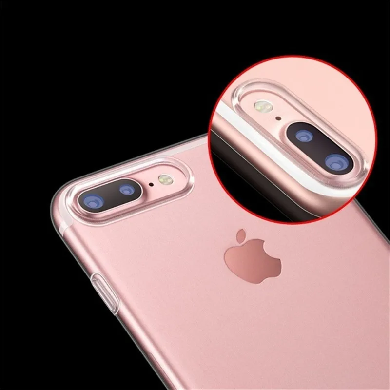 Ультратонкий прозрачный ТПУ силиконовый чехол для телефона iPhone Xs X 6 6S 7 8X S XR и 8 Plus