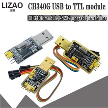 Ch340 módulo usb para ttl ch340g atualizar baixar um pequeno fio placa de escova stc placa microcontrolador usb para serial