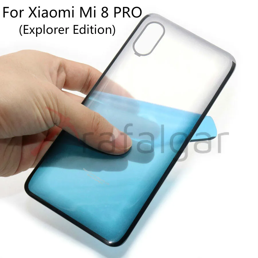 Заднее стекло для Xiaomi Mi 8 задняя крышка батарейного отсека Mi8 Pro 8SE задний