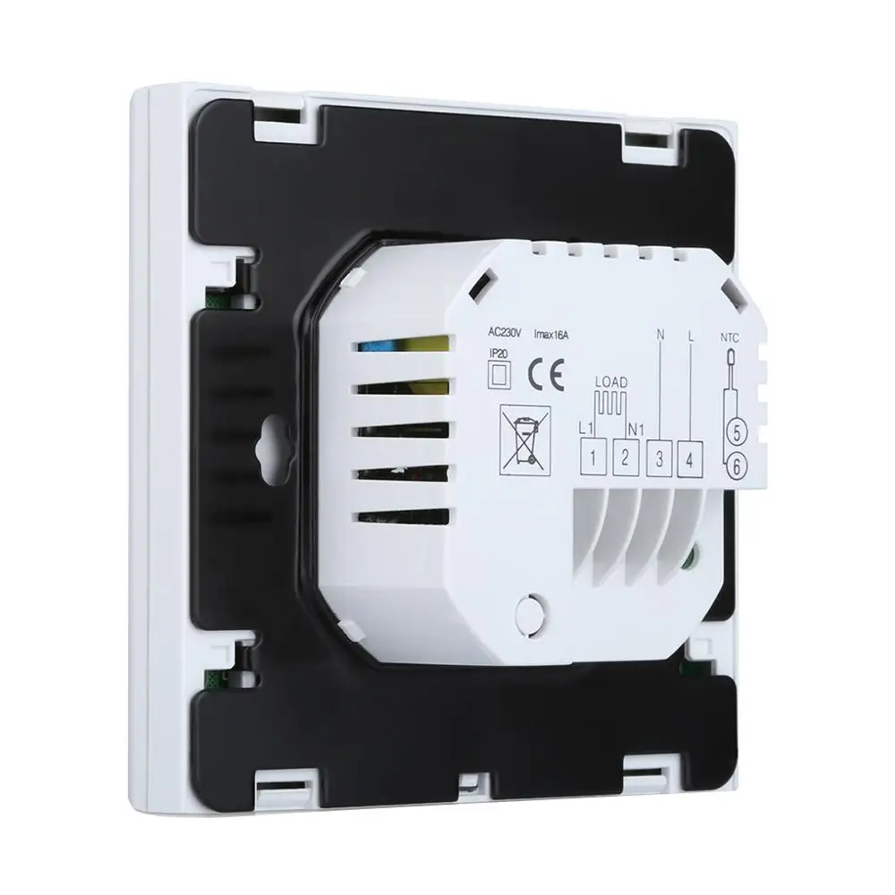  Electric Heating Programmable Thermostat NTC Sensor Room Smart Wifi Temperature Controller LCD Disp - 4000113663730