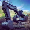 HUINA 1593 RC Excavator 1/14 Alloy Truck 2.4GHz Radio Control Car 22 Channel Construction Vehicle Sound Toy Kid Christmas Gift 2