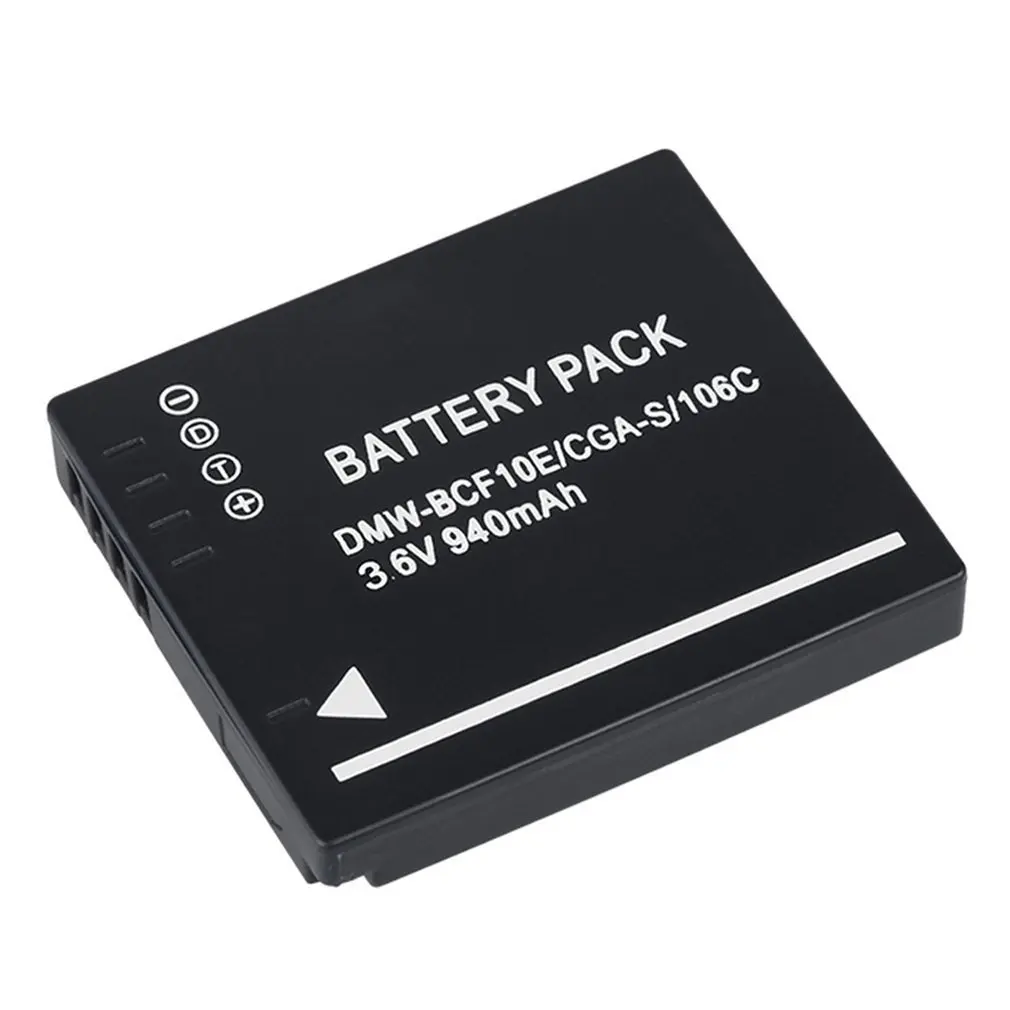 

940MAH 3.6V Rechargeable Li-ion Battery Camera Battery Pack Black Suitable For PANASONIC DMW-CP8/DMC-FP8/DMC-FC25
