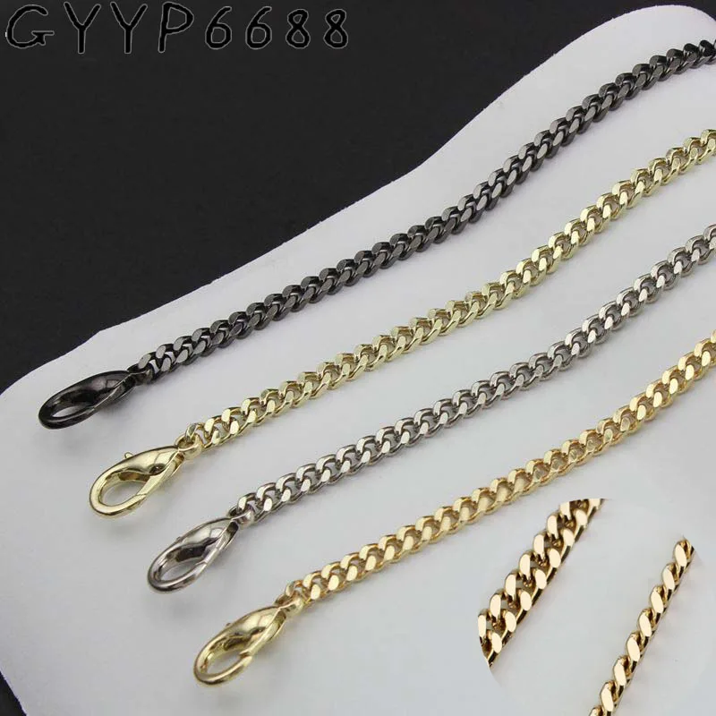 

5mm Small bag grinding chain chain single buy gold fashion small bag metal shoulder strap diagonal cross belt new