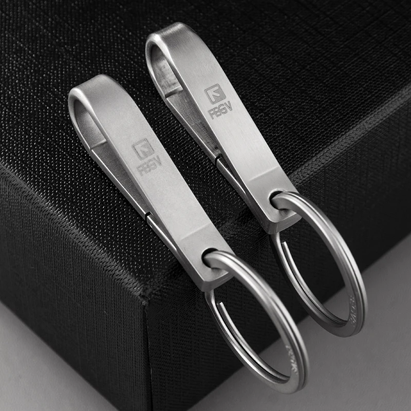 304 Stainless Steel Car Keychain Men Simplicity Key Chain Creativity Key Ring Holder Bag Charm Pendant Trinket Accessories Gift