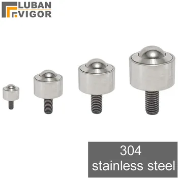 

304 stainless steel,Precision Universal ball /casters,no rust,Universal wheel,screw cylinder,More wearable,hardware