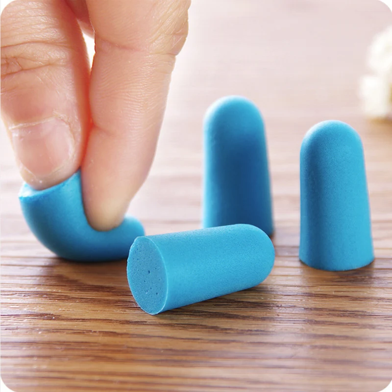 

6Pairs comfortable earplugs noise reduction foam soft earplugs boxed earplugs protect sleep slow 6 colors multiple choices