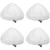 4Pcs H2O steam mop H2O Home Furnishing Supplies Floor Cleaning Clothes Mop for H2O Cleaning Pad Steam Cleaner Mop Pad X5