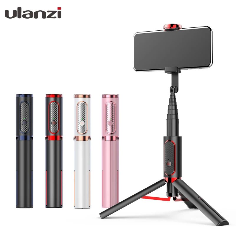 Ulanzi SK-01 Bluetooth Selfie Stick Tripod Wireless Selfie Stick Monopod for IOS iPhone11 Huawei Android Phones Selfiestick