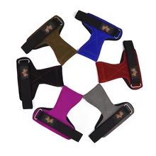 Спортивные наручные Тренировочные Перчатки для фитнеса наручные перчатки с полосками защита для запястья Deadlift противоскользящие перчатки из воловьей кожи для тяжелой атлетики