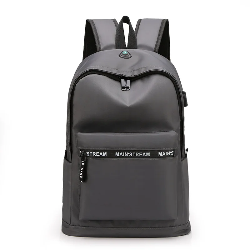 

Backpack Men's New Style Nylon Anti-Spillage Schoolbag Backpack USB Charging Backpack Women's