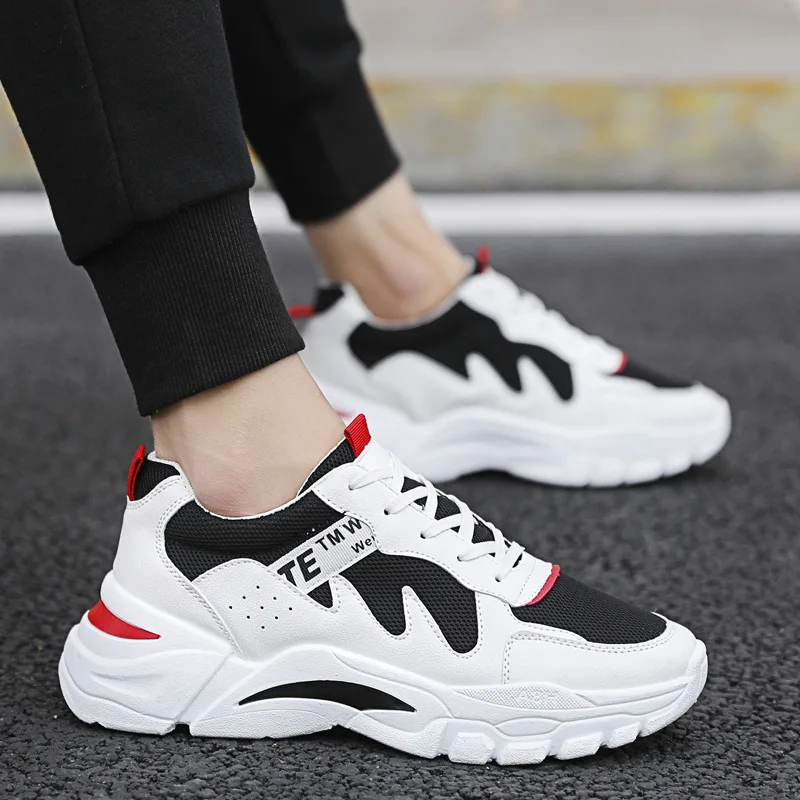 

Men Thick Bottomed Sporty Running Shoes Casual Shoes Students Shoes Fashion Shoes