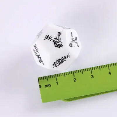 12 Sides Mini Funny Sex Love Dice For Bachelor Sex Party Adults Couple Game Toy 