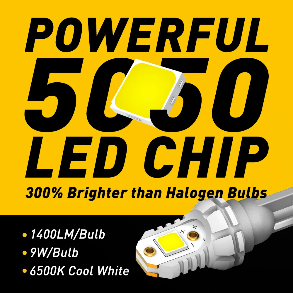  LED  ĵ   LED 921,  , 극ũ ,  , 6500K ȭƮ, T16 W16W T15, 2 