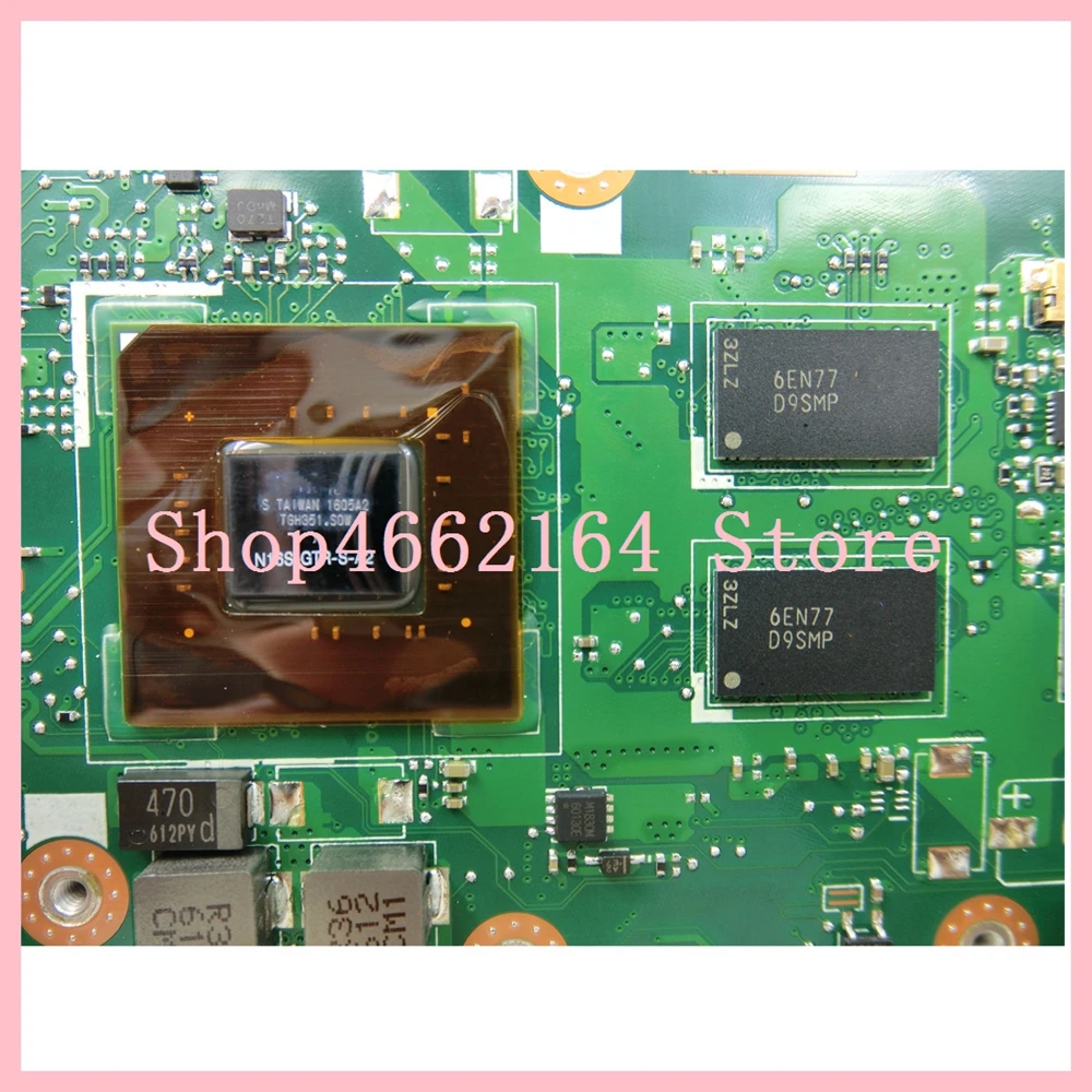 X556UQ 4GB RAM I3-6100 CPU GT940MX DDR4 REV:3.1 mainboard For ASUS X556U X556UV X556UQK K556UQ X556