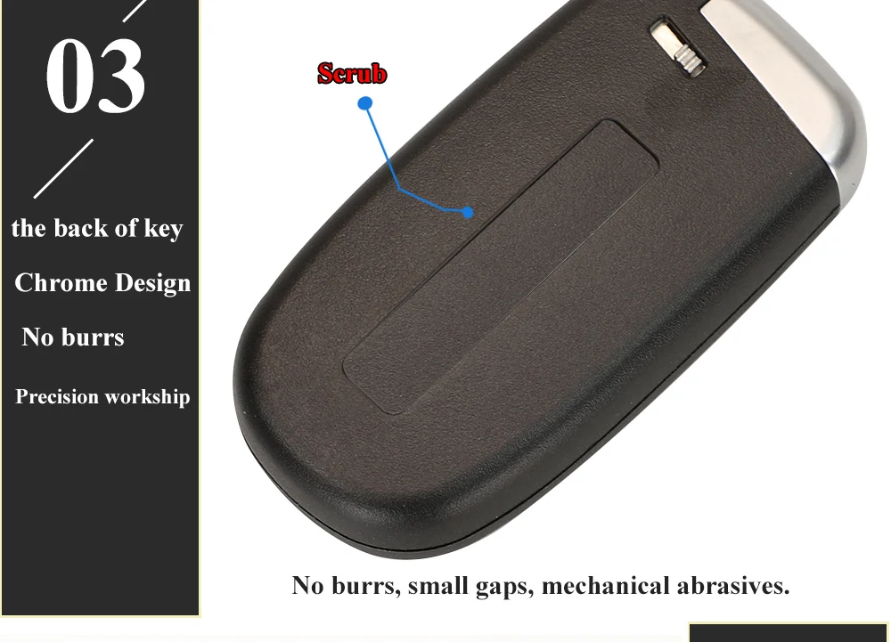 Keyforkess 50 pz 433MHz ID46 Smart Remote Car Key Fob per Dodge Charger Journey Challenge Dart Durango Chrysler 300C M3N-40821302 - H09c87485170443a09592b9c1a0be6b254
