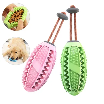 

Dog Chew Toys Ball Pet Toothbrush Toy Interactive Pet Dog Food Dispenser Leakage Toy Dog Bite Toy for Tooth Cleaning Pet Product
