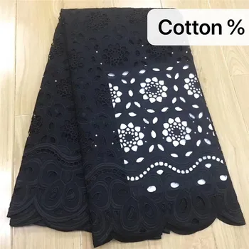 

New Design Swiss Voile Lace Fabric Embroidered lace French Mesh 2020 Latest High Quality Cotton Lace Fabric For Dresses kc66-664