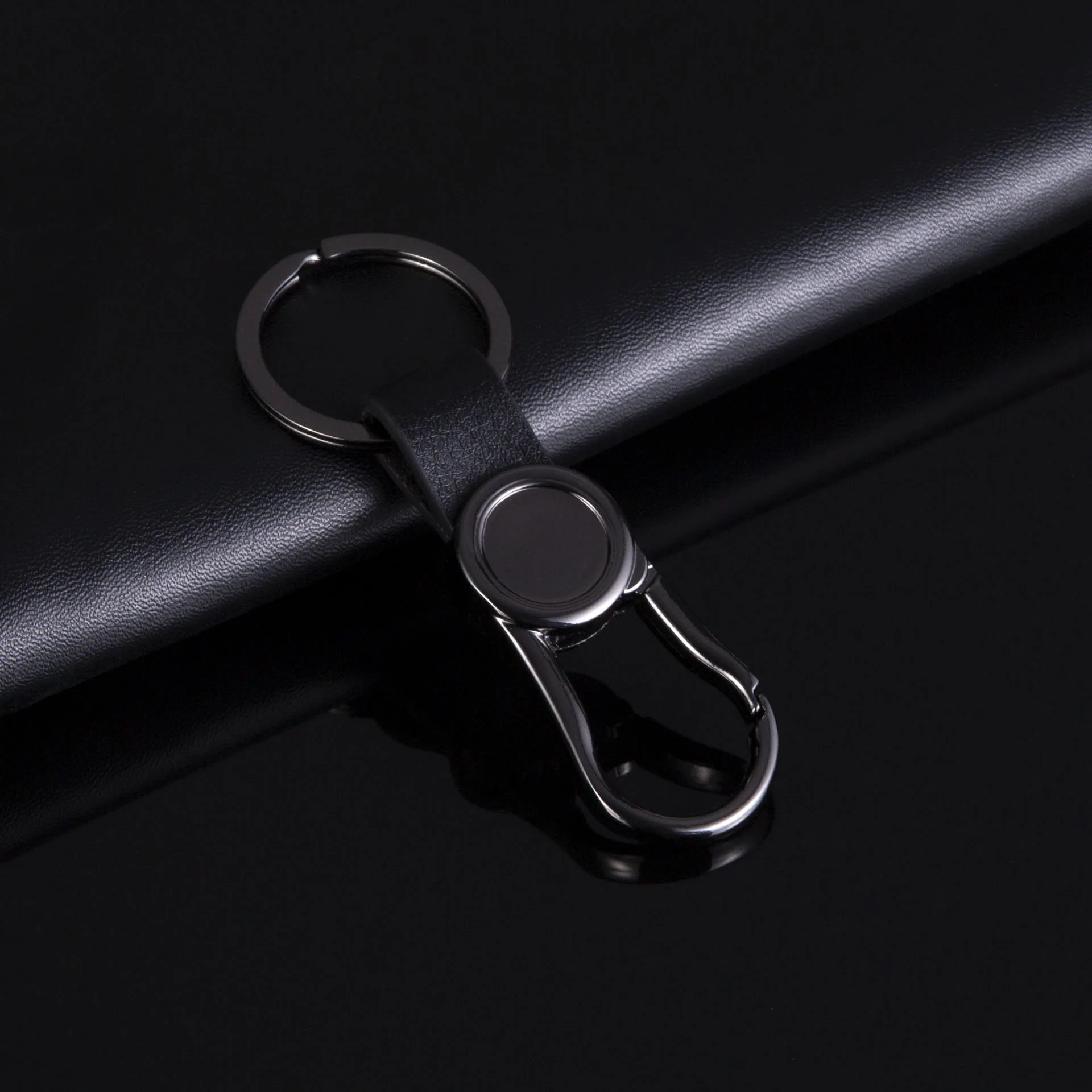 Men Metal Car Key Ring Creative Gifts Customizable Logo Lettering Activity Promotional Gift a Generation of Fat