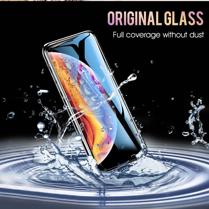 200D Curved Full Cover Protective Glass On The For iPhone 6 S 7 8 Plus Tempered Screen Protector iPhone 11 Pro X XR XS Max Glass