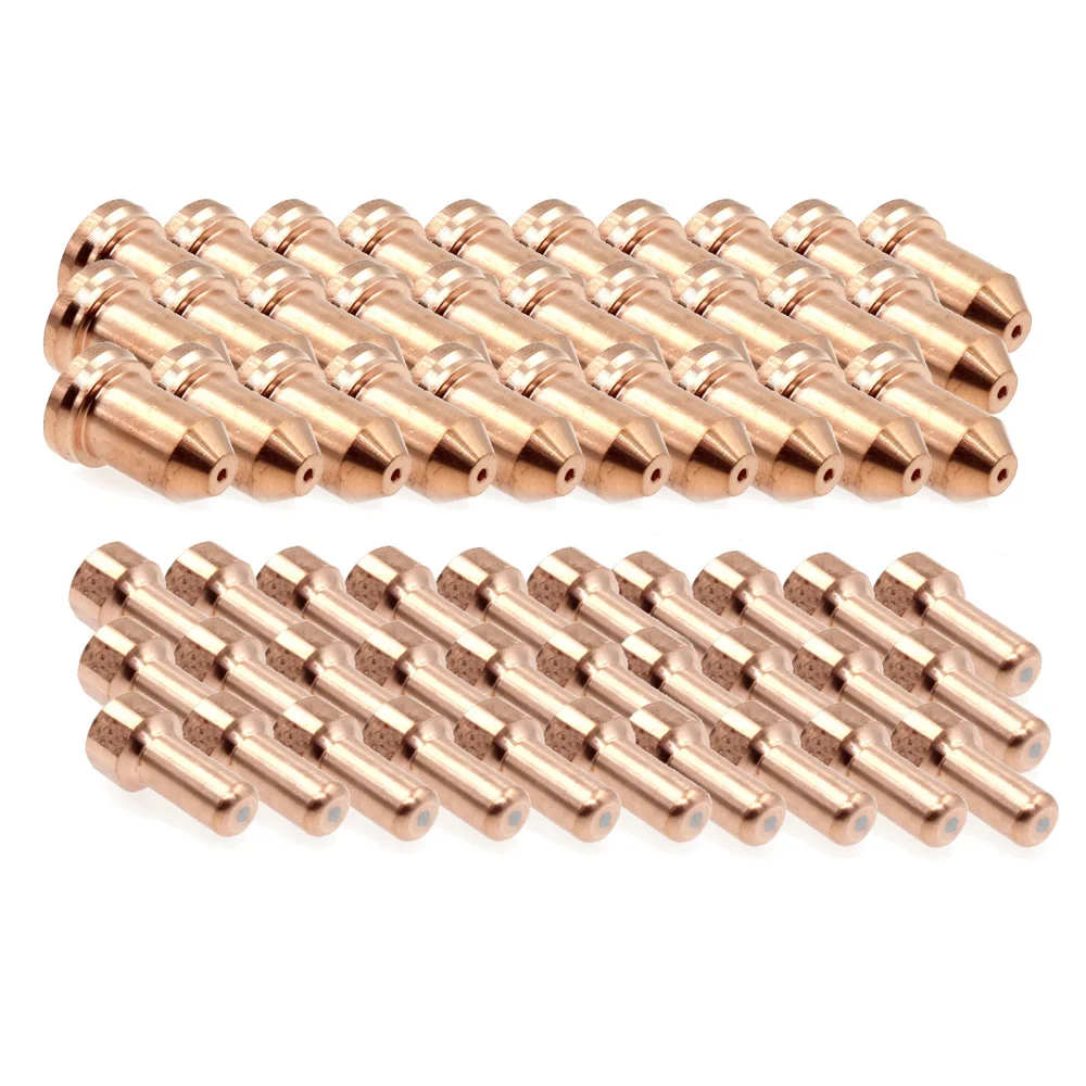 

60pcs PT-80 PT80 IPT-80 Plasma Cutter Torch Electrode 1.2mm Tips 52558 51311.12