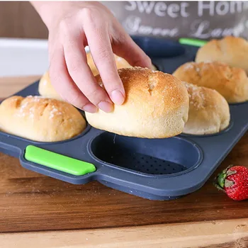 

Perforated Silicone Bread Mold Non-Stick Mold Baguette Tray Pan Perfored Pan Food Grade Silicone SP99