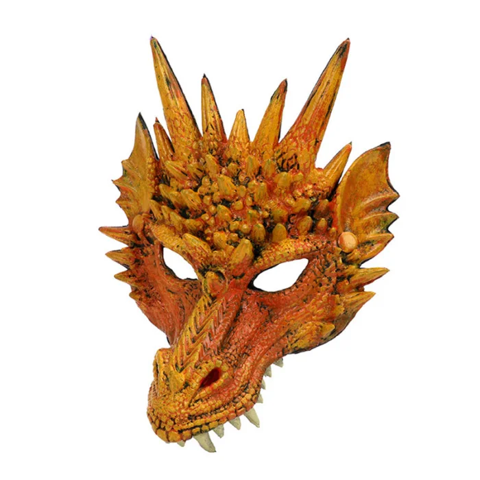 New Hot Halloween Mask 3D Dragon Cosplay Costume for Men Women Carnival Party Mardi Gras SMD66