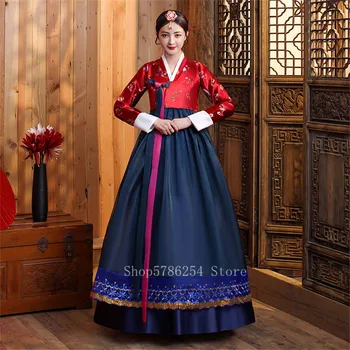 

Korean Dress Orthodox Princess Woman Korea Traditional Costume Hanbok Palace Wedding Palace Folk Dance Asian Clothes Stage Party