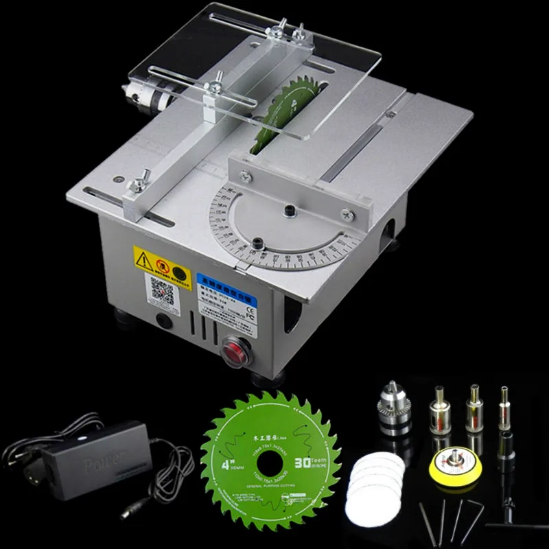 Алюминий миниатюрная Настольная пила высокой точности резки DIY Модель Пилы